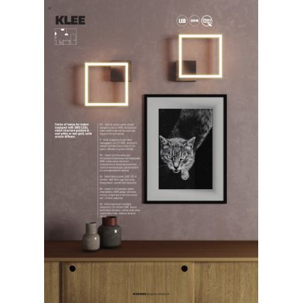 redo 01-1645 - LED Ljuskrona med snöre KLEE 1xLED/48W/230V