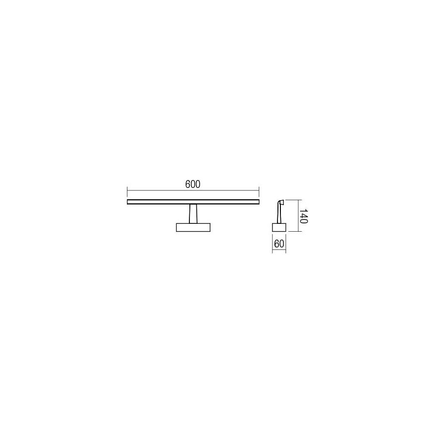 redo 01-1671 - LED Badrum spegelbelysning NEPTUNE LED/12W/230V IP44