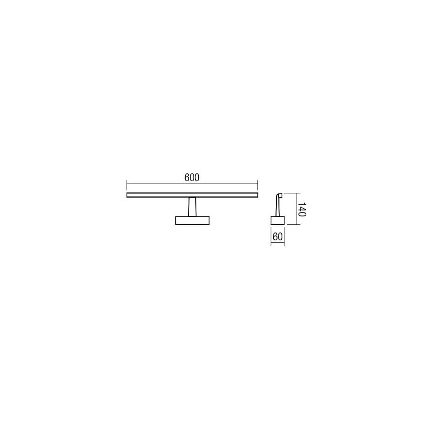 redo 01-1672 - LED Badrum spegelbelysning NEPTUNE LED/12W/230V IP44