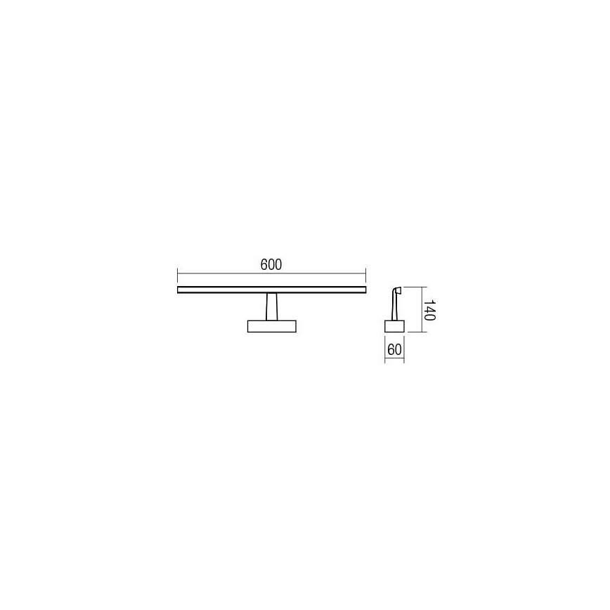 redo 01-1673 - LED Badrum spegelbelysning NEPTUNE LED/12W/230V IP44