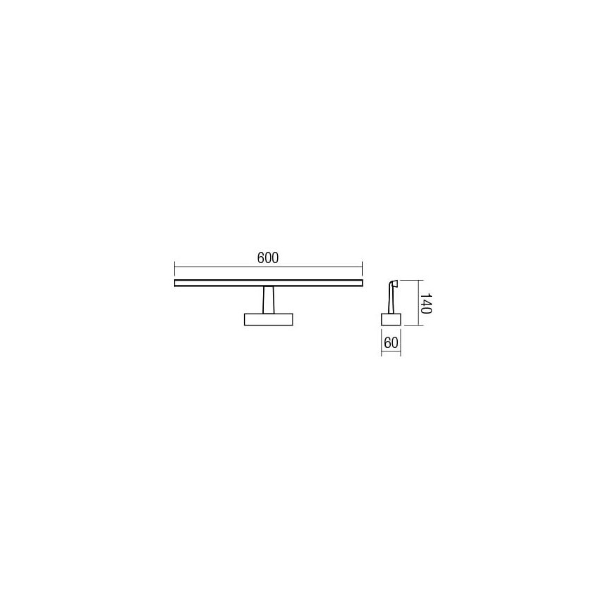 redo 01-1674 - LED Badrum spegelbelysning NEPTUNE LED/12W/230V IP44