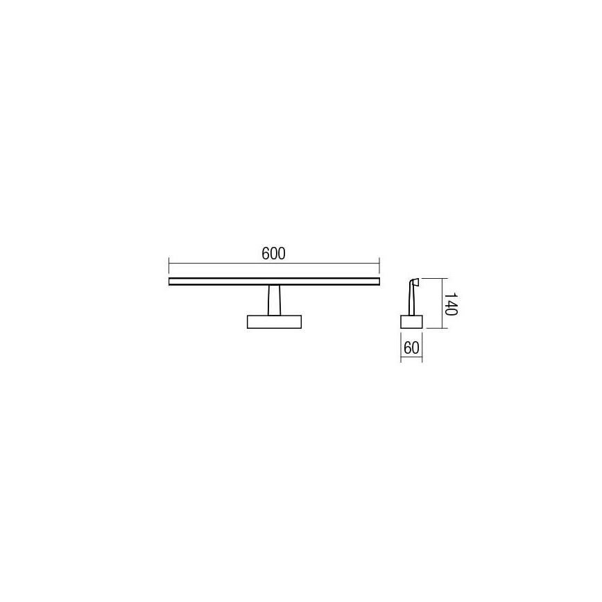 redo 01-1674 - LED Badrum spegelbelysning NEPTUNE LED/12W/230V IP44