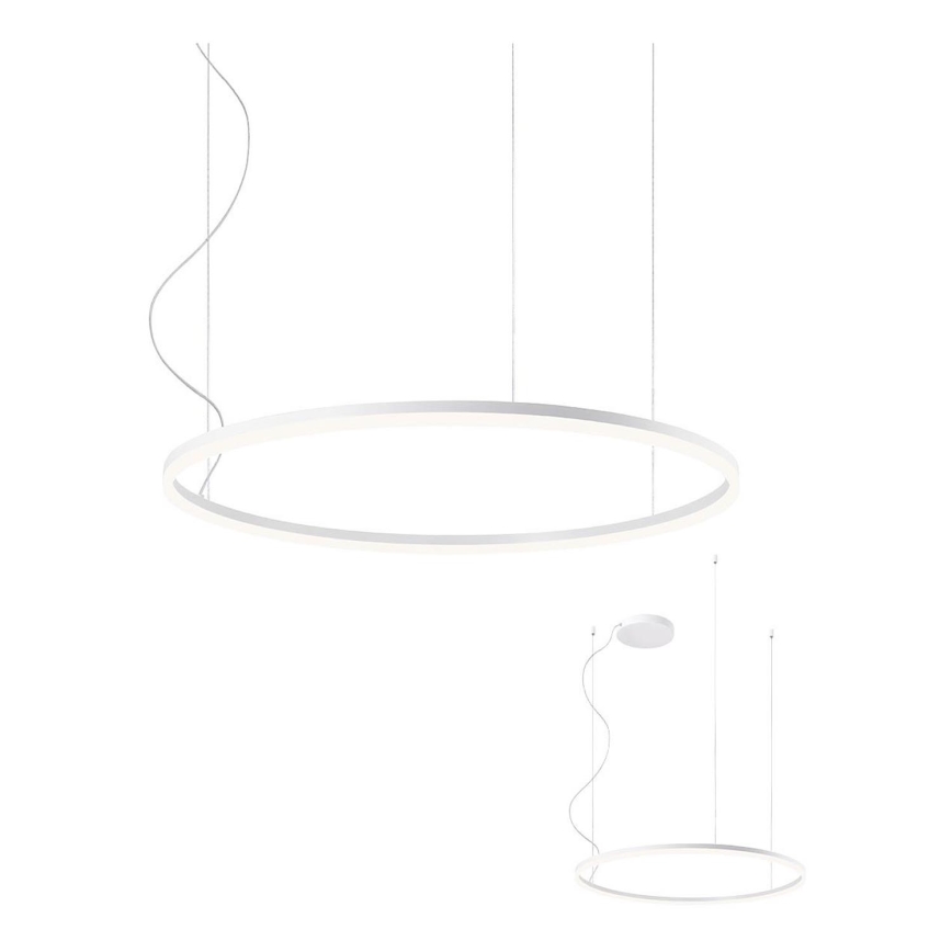 redo 01-1712 - LED Ljuskrona med snöre ORBIT LED/55W/230V vit