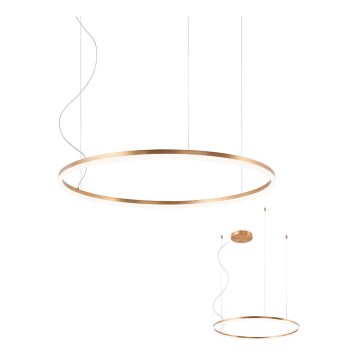 redo 01-1713 - LED Ljuskrona med snöre ORBIT LED/55W/230V brons