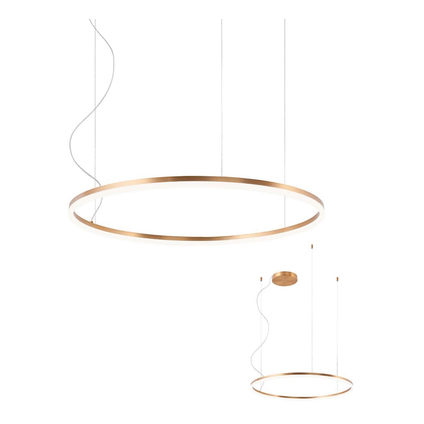 redo 01-1713 - LED Ljuskrona med snöre ORBIT LED/55W/230V brons