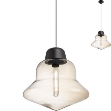 Redo 01-1770 - Ljuskrona med textilsladd AMNO 1x/E27/42W/230V diameter 33 cm beige