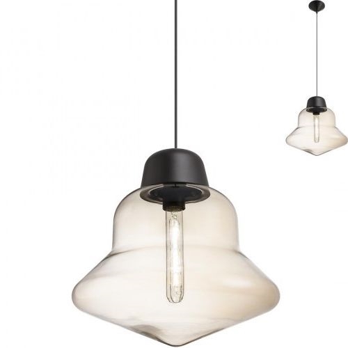 Redo 01-1770 - Ljuskrona med textilsladd AMNO 1x/E27/42W/230V diameter 33 cm beige