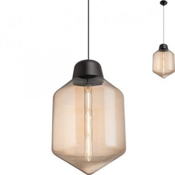 Redo 01-1772 - Ljuskrona med textilsladd AMNO 1x/E27/42W/230V diameter 26 cm beige