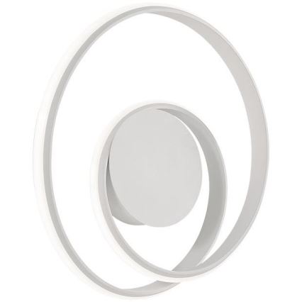 Redo 01-1789 - LED ljusreglerad vägglampa TORSION LED/27W/230V vit