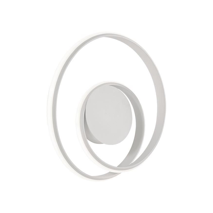 Redo 01-1789 - LED ljusreglerad vägglampa TORSION LED/27W/230V vit