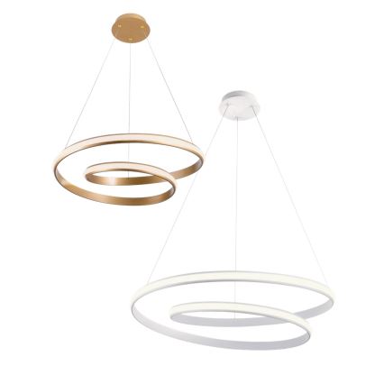 Redo 01-1795 - LED dimbar taklampa TORSION LED/40W/230V Ø 74 cm vit