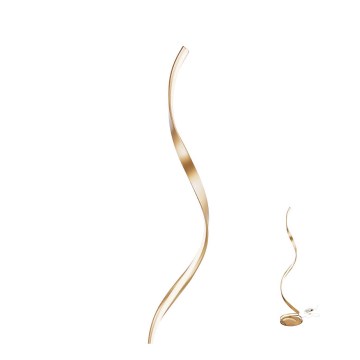 Redo 01-1798 - Dimmbar LED-golvlampa TORSION LED/24W/230V i brons