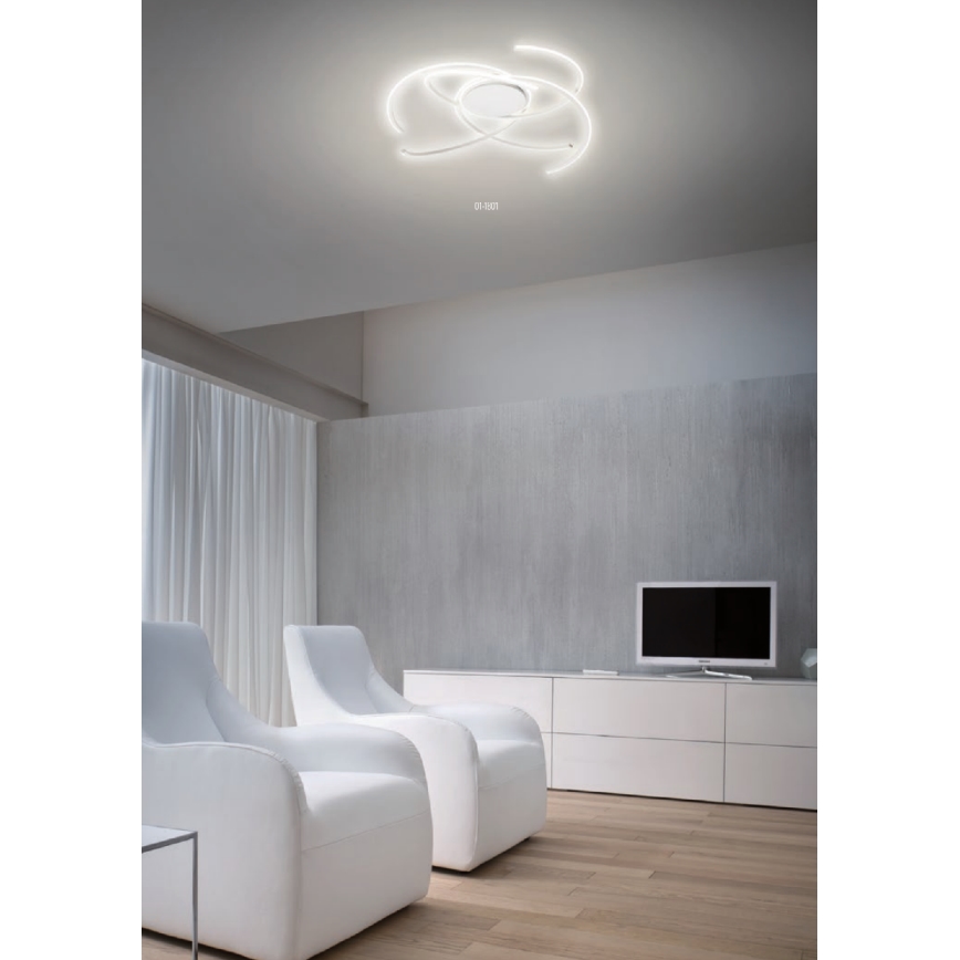 Redo 01-1801 - LED Dimbar taklampa ALIEN LED/60W/230V 3000K diameter 70 cm vit