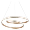 Redo 01-1891 - LED-dimbar pendellampa på vajer TORSION LED/35W/230V 4000K Ø 75 cm brons
