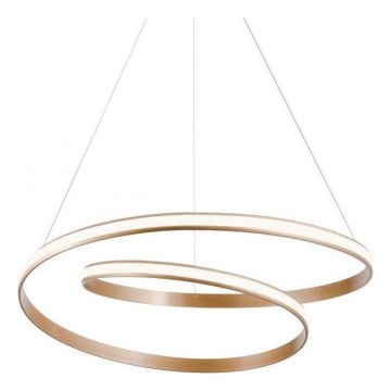 Redo 01-1891 - LED-dimbar pendellampa på vajer TORSION LED/35W/230V 4000K Ø 75 cm brons