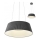 Redo 01-1938 - LED ljuskrona med upphängningsrem  SARIS LED/36W/230V antracit