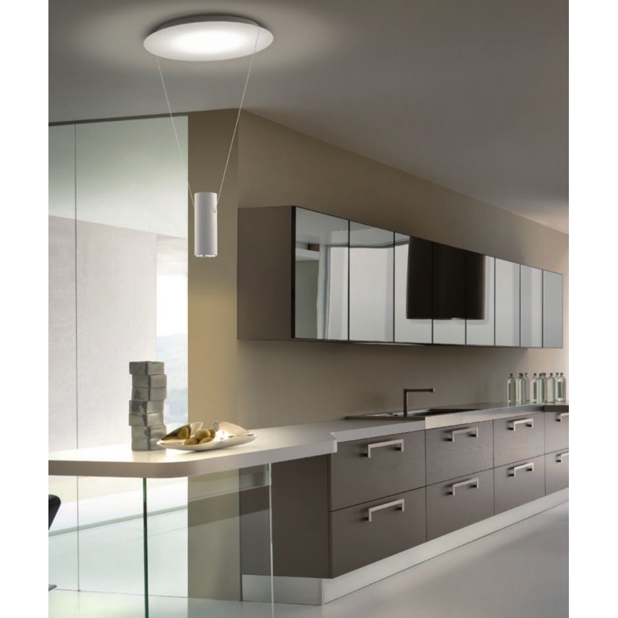 Redo 01-1970 - LED ljusreglerad ljuskrona på textilsladd ESSENCE LED/24W/230V CRI 90 3000K vit
