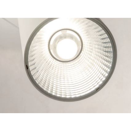 Redo 01-1970 - LED ljusreglerad ljuskrona på textilsladd ESSENCE LED/24W/230V CRI 90 3000K vit