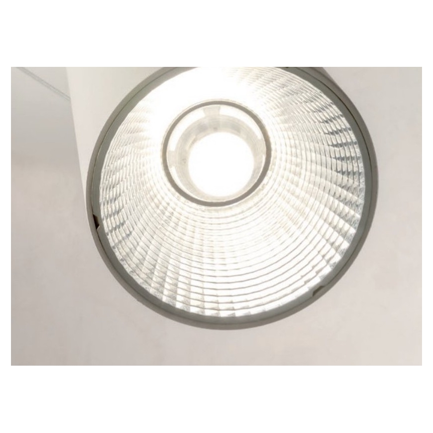 Redo 01-1970 - LED ljusreglerad ljuskrona på textilsladd ESSENCE LED/24W/230V CRI 90 3000K vit