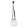 Redo 01-1974 - LED ljuskrona med textilsladd ALLURIA 1xE27/10W/230V diameter 40 cm