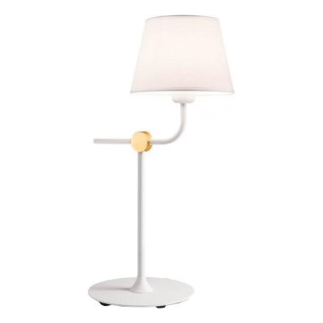 Redo 01-1980 - Bordslampa MORRIS 1xE27/42W/230V vit