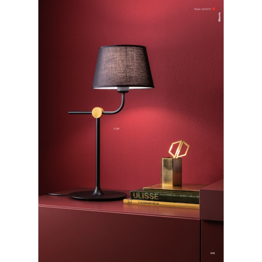 Redo 01-1981 - Bordslampa MORRIS 1xE27/42W/230V svart