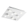 Redo 01-2014 - LED taklampa PIXEL LED/27W/230V 3000K 35x35 cm vit