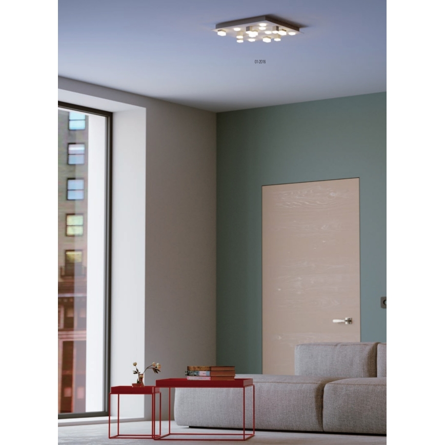 Redo 01-2016 - LED taklampa PIXEL LED/48W/230V 3000K 45x45 cm vit