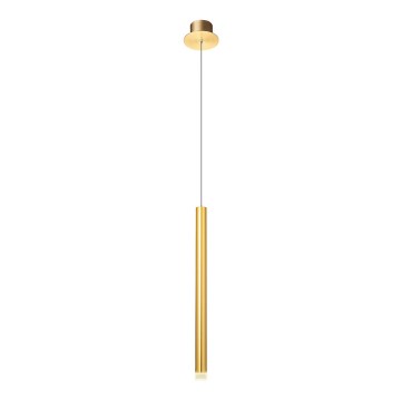 Redo 01-2043 - LED ljuskrona med textilsladd MADISON LED/4W/230V guld