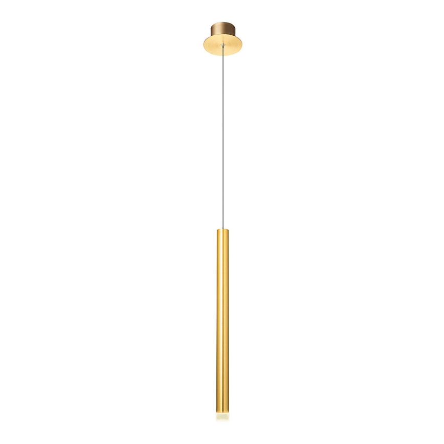 Redo 01-2043 - LED ljuskrona med textilsladd MADISON LED/4W/230V guld