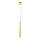 Redo 01-2043 - LED ljuskrona med textilsladd MADISON LED/4W/230V guld