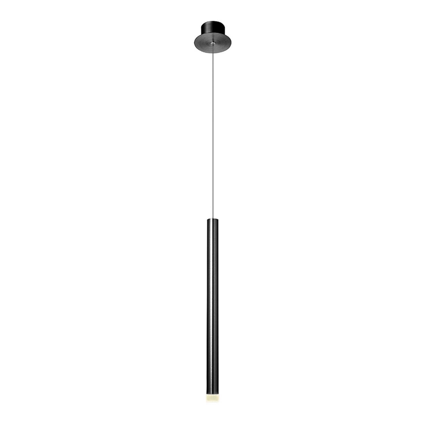 Redo 01-2045 - LED ljuskrona med textilsladd MADISON LED/4W/230V svart