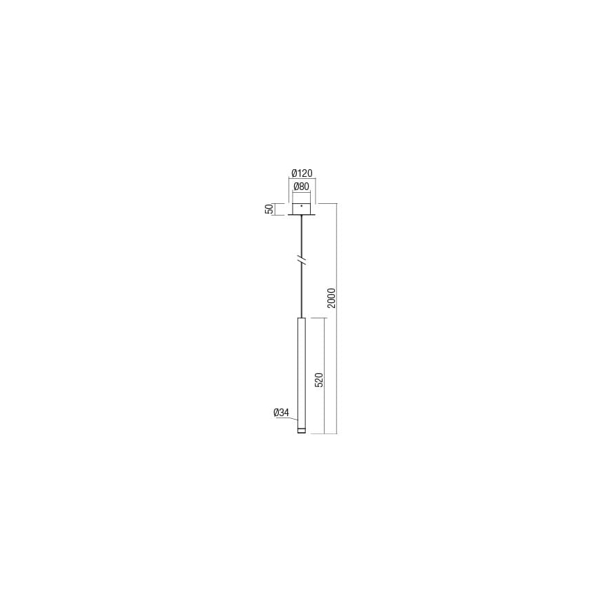 Redo 01-2045 - LED ljuskrona med textilsladd MADISON LED/4W/230V svart