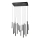 Redo 01-2056 - LED ljuskrona med textilsladd MADISON 14xLED/4W/230V svart