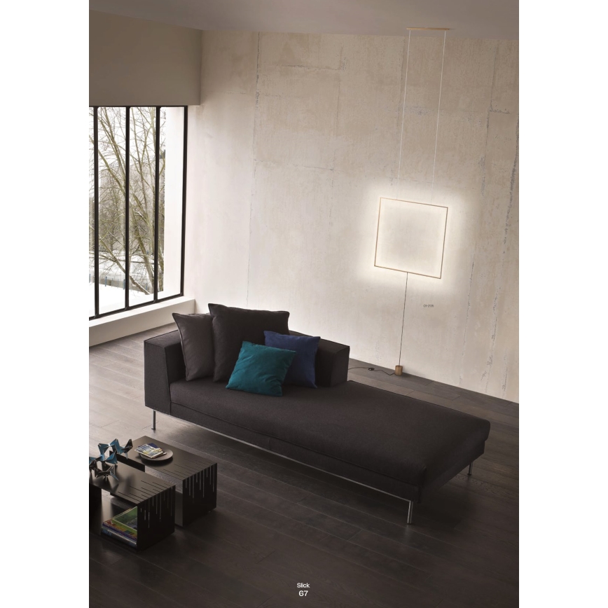 Redo 01-2134 - LED golvlampa SLICK LED/28W/230V svart