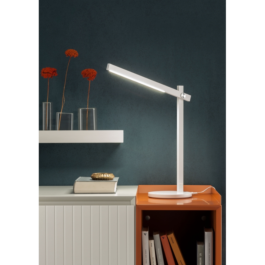 Redo 01-2212 - LED ljusreglerad bordslampa touch OMEO LED/5,5W/230V 3000/4500/6500K vit