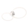 Redo 01-2223 - Dimbar LED ytmonterad ljuskrona SPELL LED/43W/230V 3000K vit