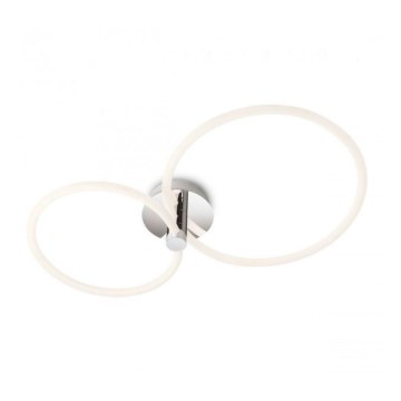 Redo 01-2224 - Dimbar LED ytmonterad ljuskrona SPELL LED/43W/230V 3000K skinande krom