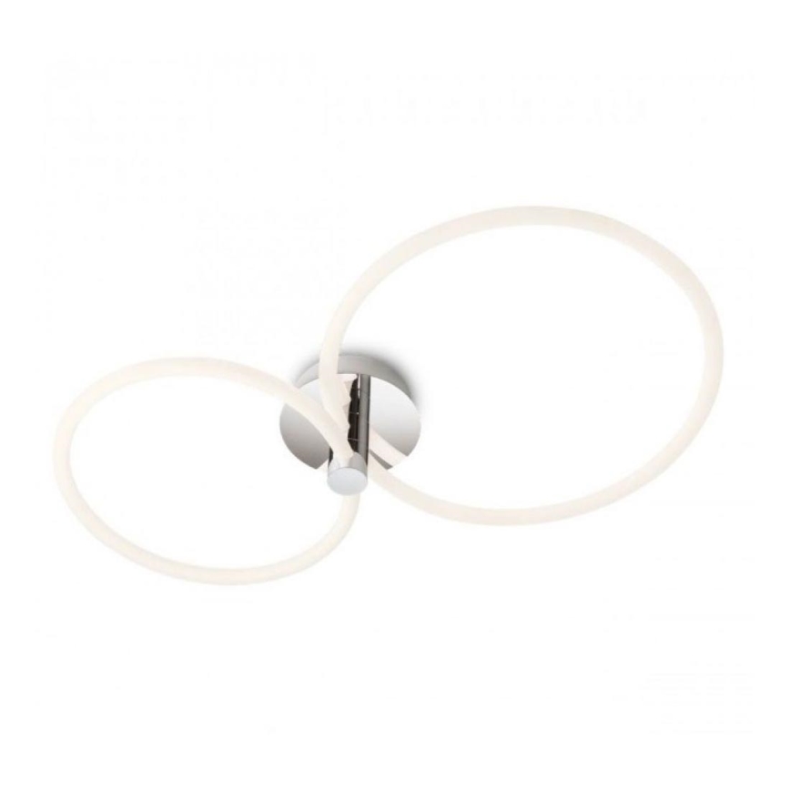 Redo 01-2224 - Dimbar LED ytmonterad ljuskrona SPELL LED/43W/230V 3000K skinande krom
