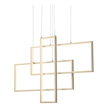 Redo 01-2314 - PLANA dimbar LED-pendellampa på kabel, LED/60W/230V, guld
