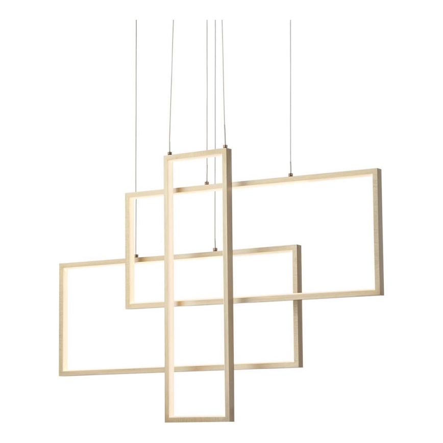 Redo 01-2314 - PLANA dimbar LED-pendellampa på kabel, LED/60W/230V, guld