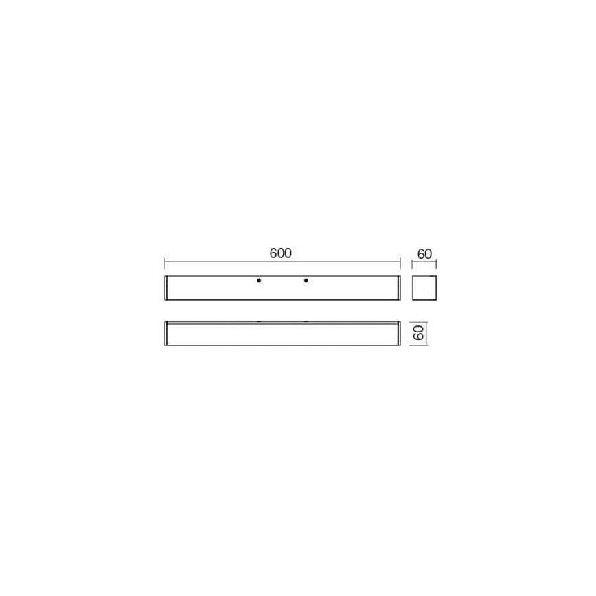 Redo 01-2327 - LED Spegelbelysning för badrum THELA LED/17W/230V 60 cm CRI 90 IP44