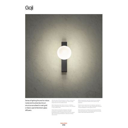 Redo 01-2376 - Ljuskrona med textilsladd GOJI 8xG9/28W/230V guld
