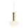 Redo 01-2474 - Pendellampa på vajer LUMIEN 1xG9/10W/230V Ø13 cm guld/vit
