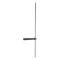 Redo 01-2480 - LED vägglampa TANGENT LED/14W/230V svart