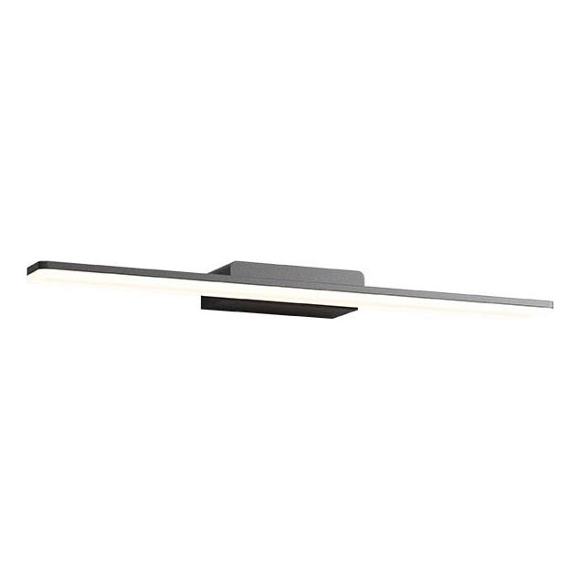 Redo 01-2504 - Badrumsspegel med LED-belysning BARRIO LED/17,25W/230V 60 cm CRI 90 IP44 svart