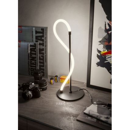 Redo 01-2530 - LED Dimbar bordslampa CORRAL LED/12W/230V svart