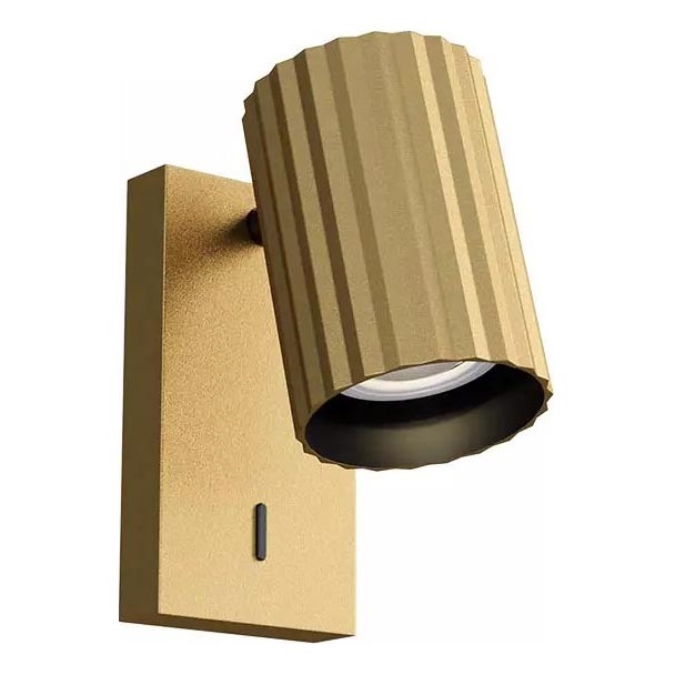 Redo 01-2582 - Väggspotlampa DELPHI 1xGU10/7W/230V, guld