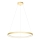 Redo 01-2676 - LED ljusreglerad ljuskrona på textilsladd ICONIC LED/60W/230V diameter 78 cm guld