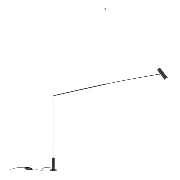 Redo 01-2695 - LED Dimbar golvlampa PICAS LED/12W/230V svart